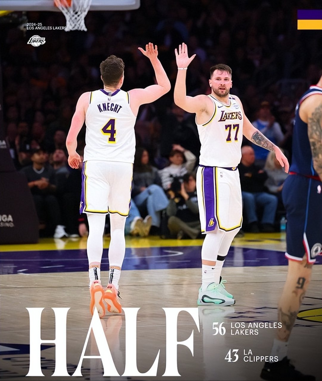 湖人大胜快船，重返胜利轨道