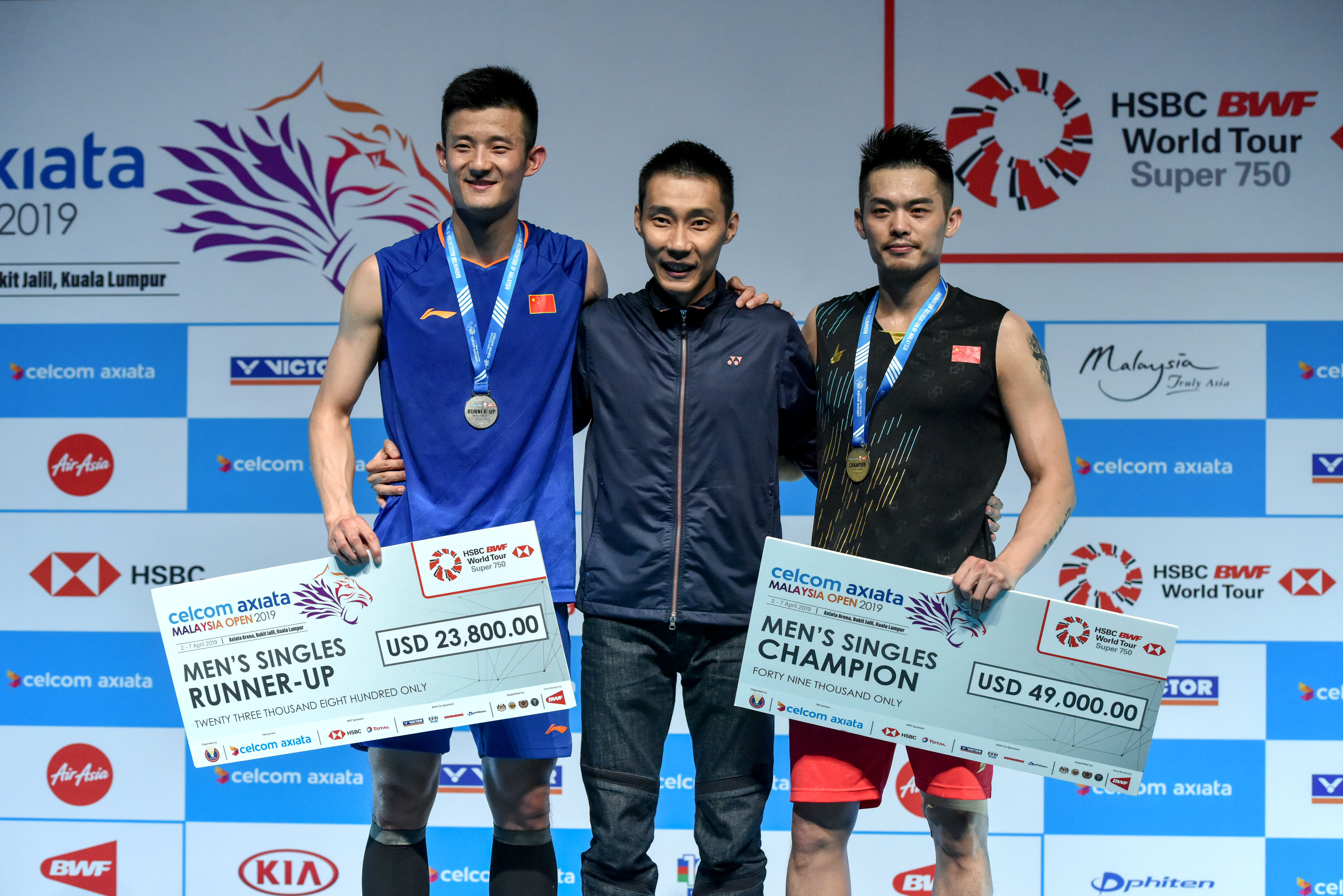 马来西亚羽毛球队横扫英格兰羽毛球队，谌龙高光表现的简单介绍